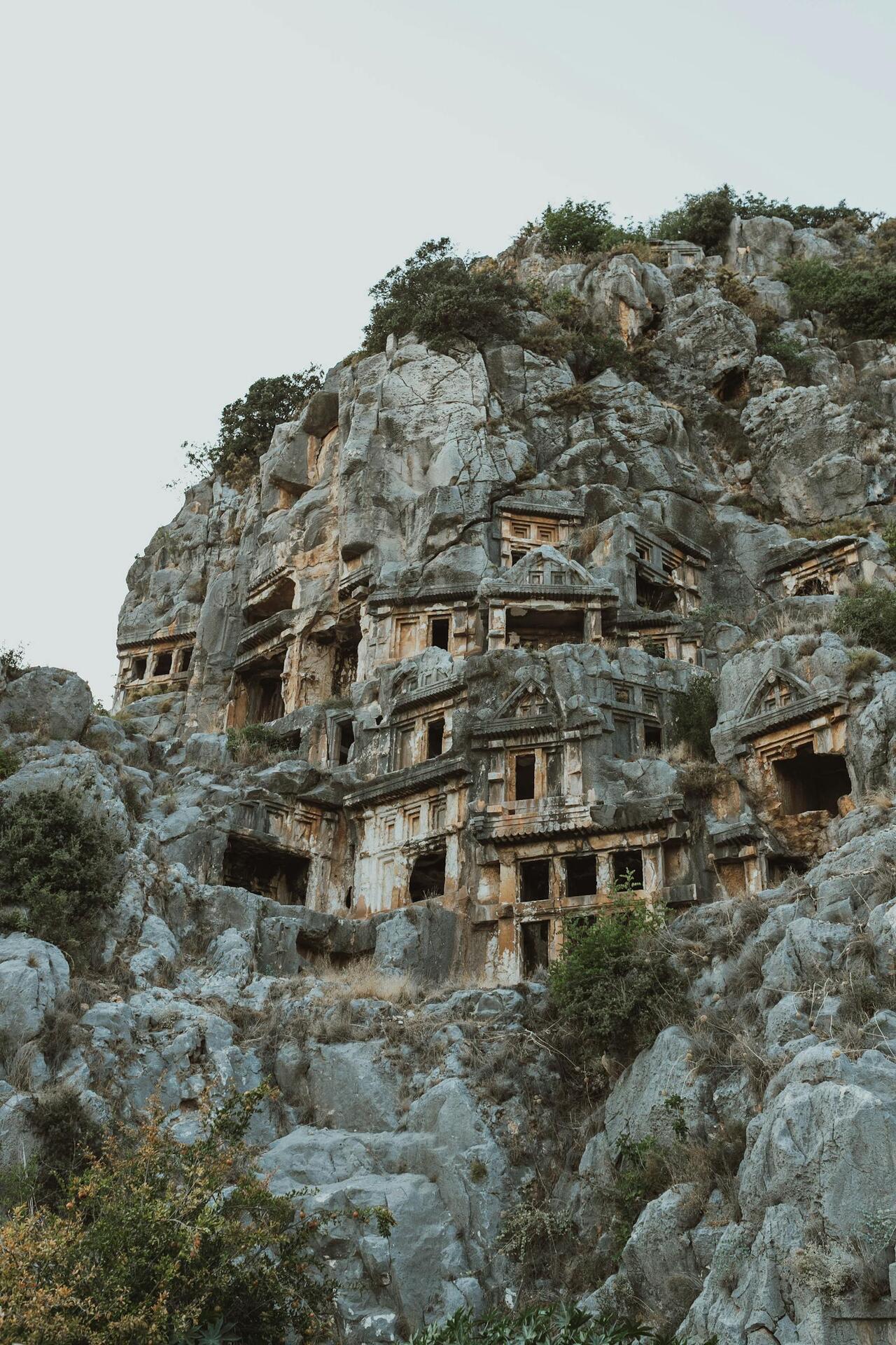 Myra rock tombs